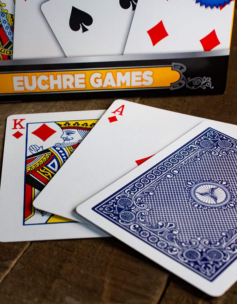 Foto 4 | Juego De Cartas Para Bicicletas Euchre Games Multicolor Standard - Venta Internacional.