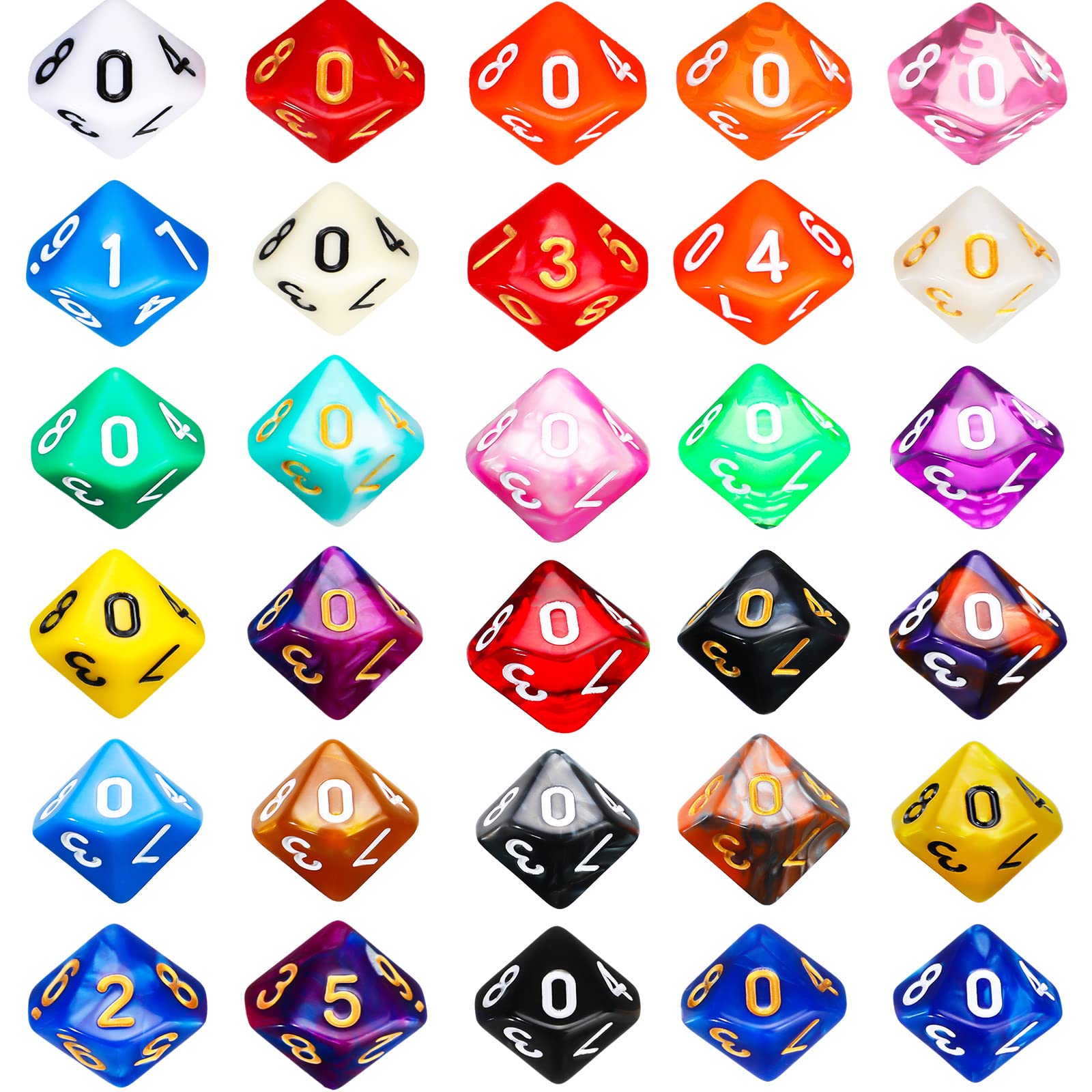 Foto 4 pulgar | Juego De Dados Poliédricos Skylety 200 Piezas Con Bolsa Negra - Venta Internacional.