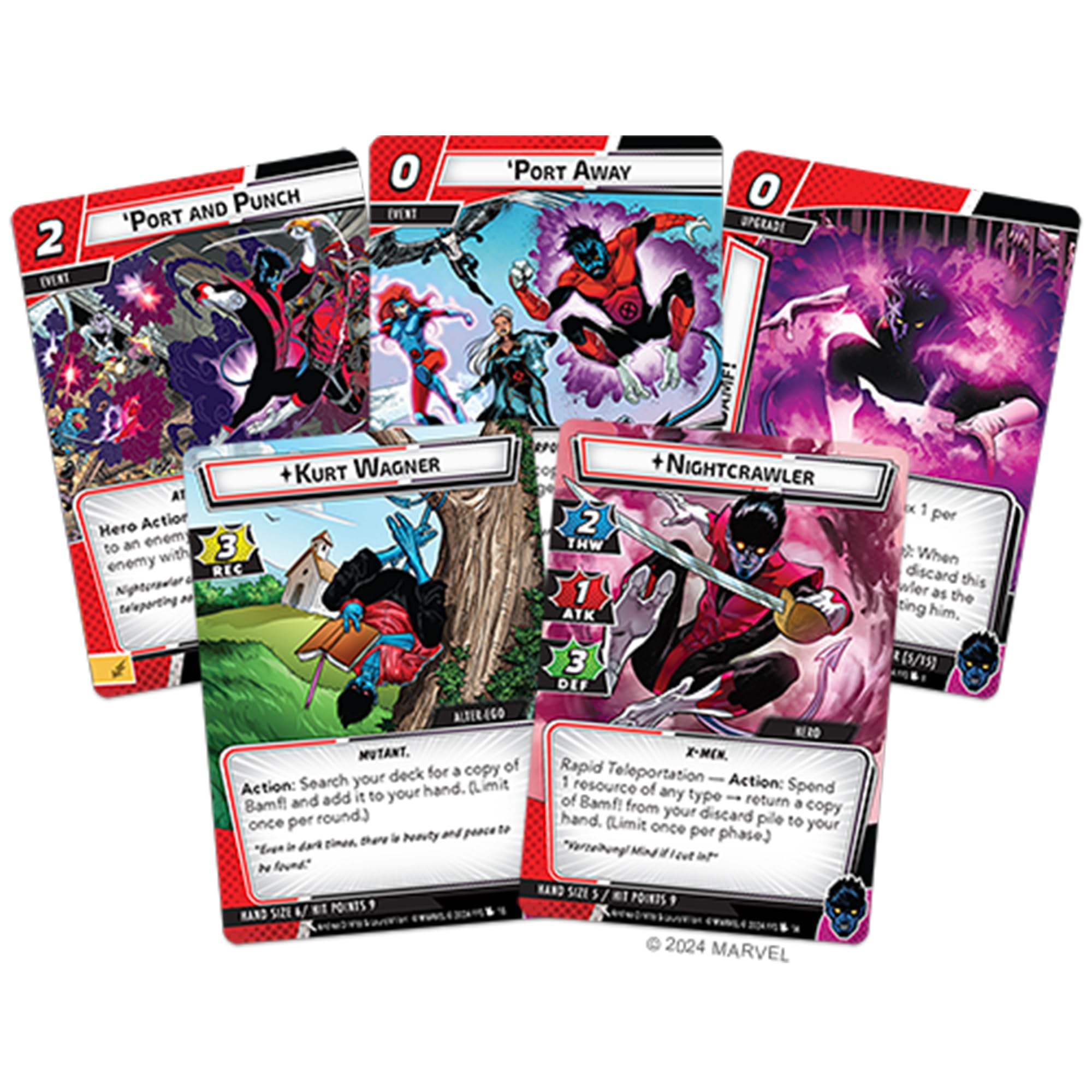 Foto 3 pulgar | Juego De Cartas Fantasy Flight Marvel Champions Nightcrawler Pack - Venta Internacional.