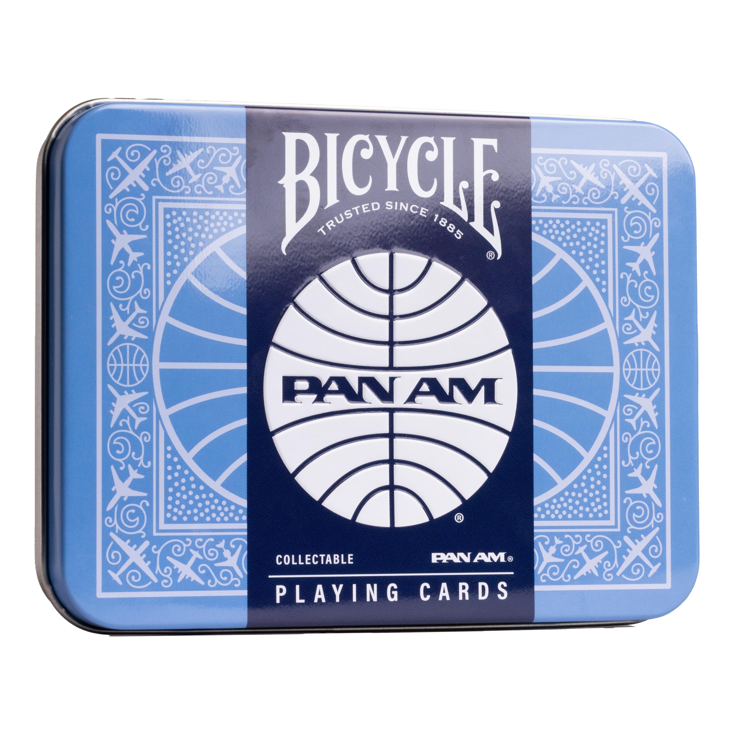 Foto 2 pulgar | Juego De Cartas Para Bicicleta Pan Am Air, Paquete De 2 Con Caja De Viaje - Venta Internacional.