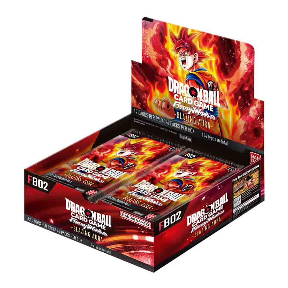 Foto 2 pulgar | Caja De Refuerzo Dragon Ball Super Tcg Fusion World Blazing Aura - Venta Internacional.