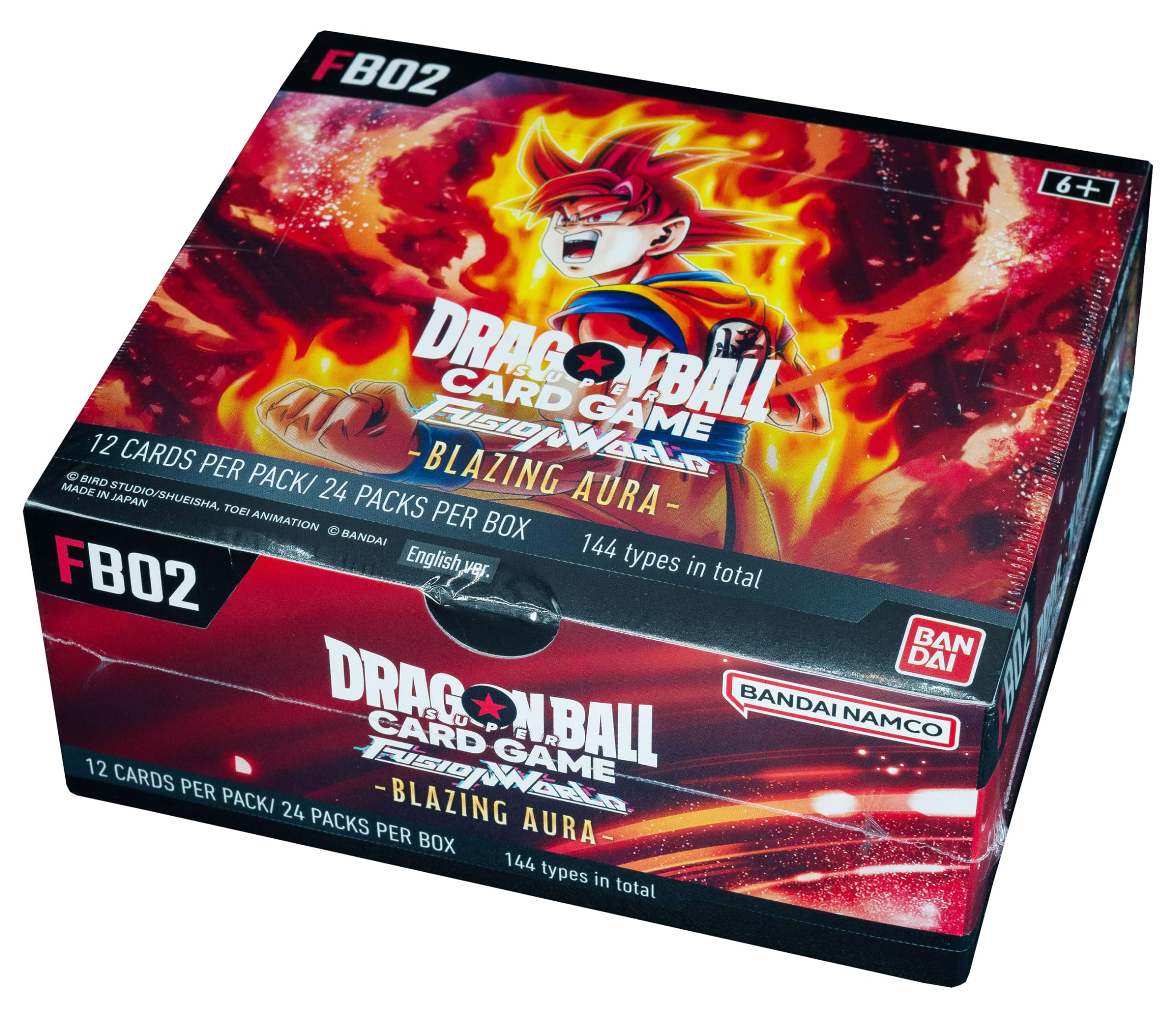 Foto 3 pulgar | Caja De Refuerzo Dragon Ball Super Tcg Fusion World Blazing Aura - Venta Internacional.