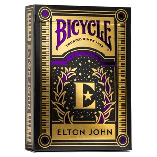 Foto 1 | Juego De Cartas Para Bicicleta Elton John Purple, 1 Baraja - Venta Internacional.