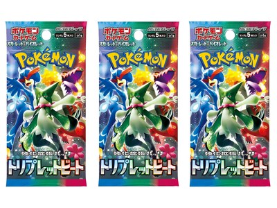 Foto 1 | Juego De Cartas Pokémon Tcg Japanese Scarlet & Violet Sv1a Triple Beat Booster (3 Paquetes) - Venta Internacional.