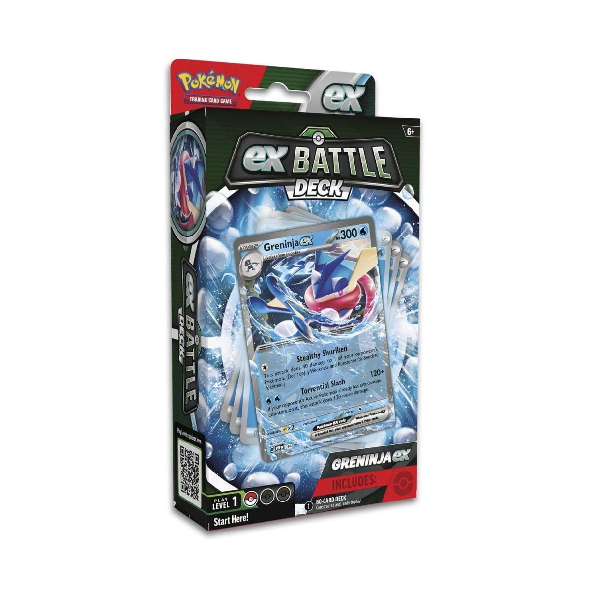 Foto 2 pulgar | Juego De Cartas Coleccionables Pokemon Greninja Ex Battle Deck - Venta Internacional.