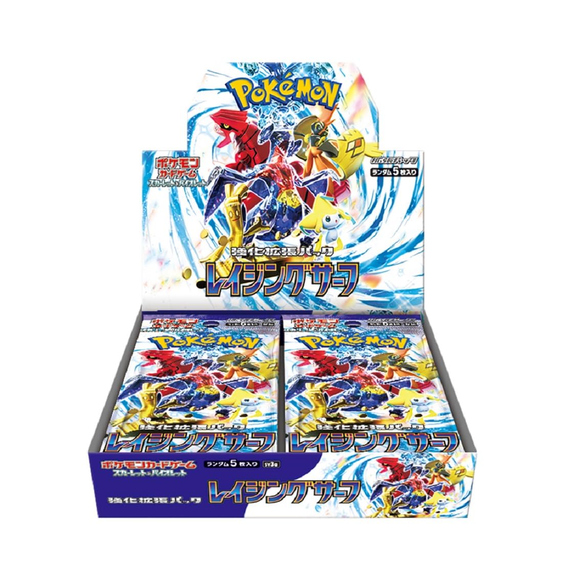 Foto 2 pulgar | Paquete De Expansión Del Juego De Cartas Pokémon Scarlet & Violet Raging Surf - Venta Internacional.
