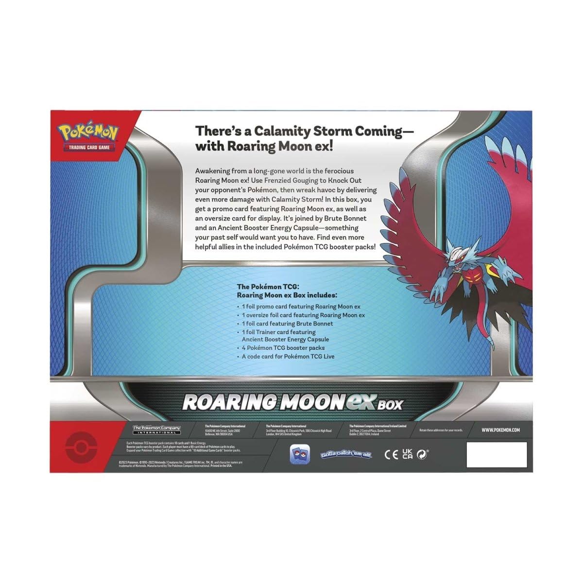Foto 6 pulgar | Pokémon Tcg Roaring Moon O Iron Valiant Ex Box (aleatorio) - Venta Internacional.