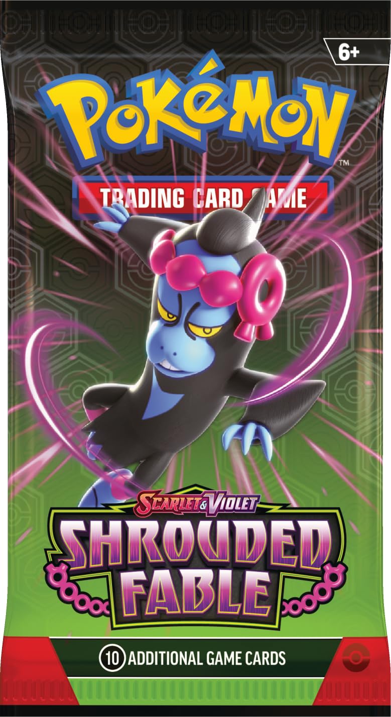 Foto 2 | Paquete De Refuerzo Pokémon Tcg Scarlet & Violet Shrouded Fable - Venta Internacional.