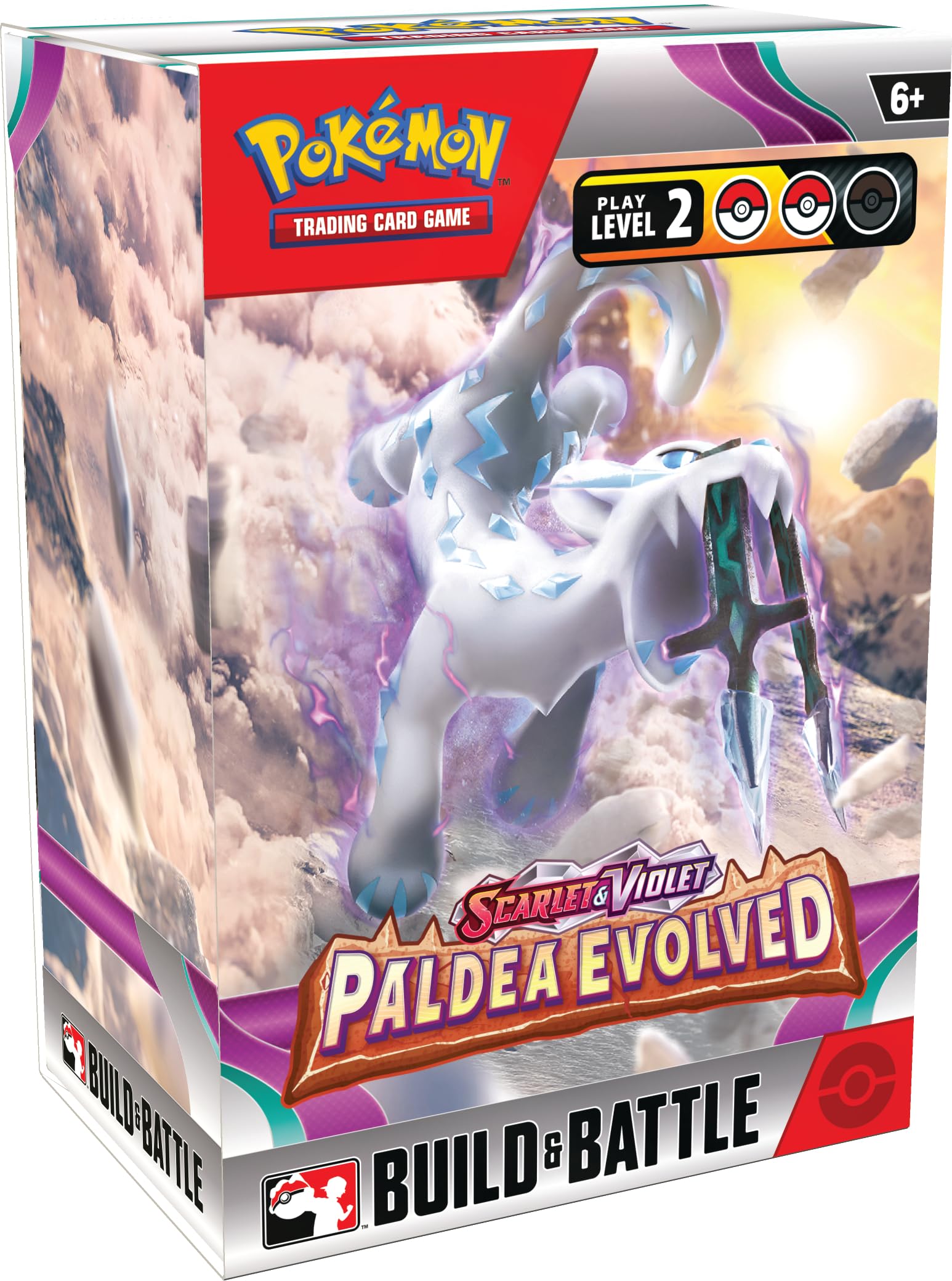 Foto 3 pulgar | Pokémon Tcg Scarlet Y Violet Paldea Evolucionaron: Construcción Y Batalla - Venta Internacional.