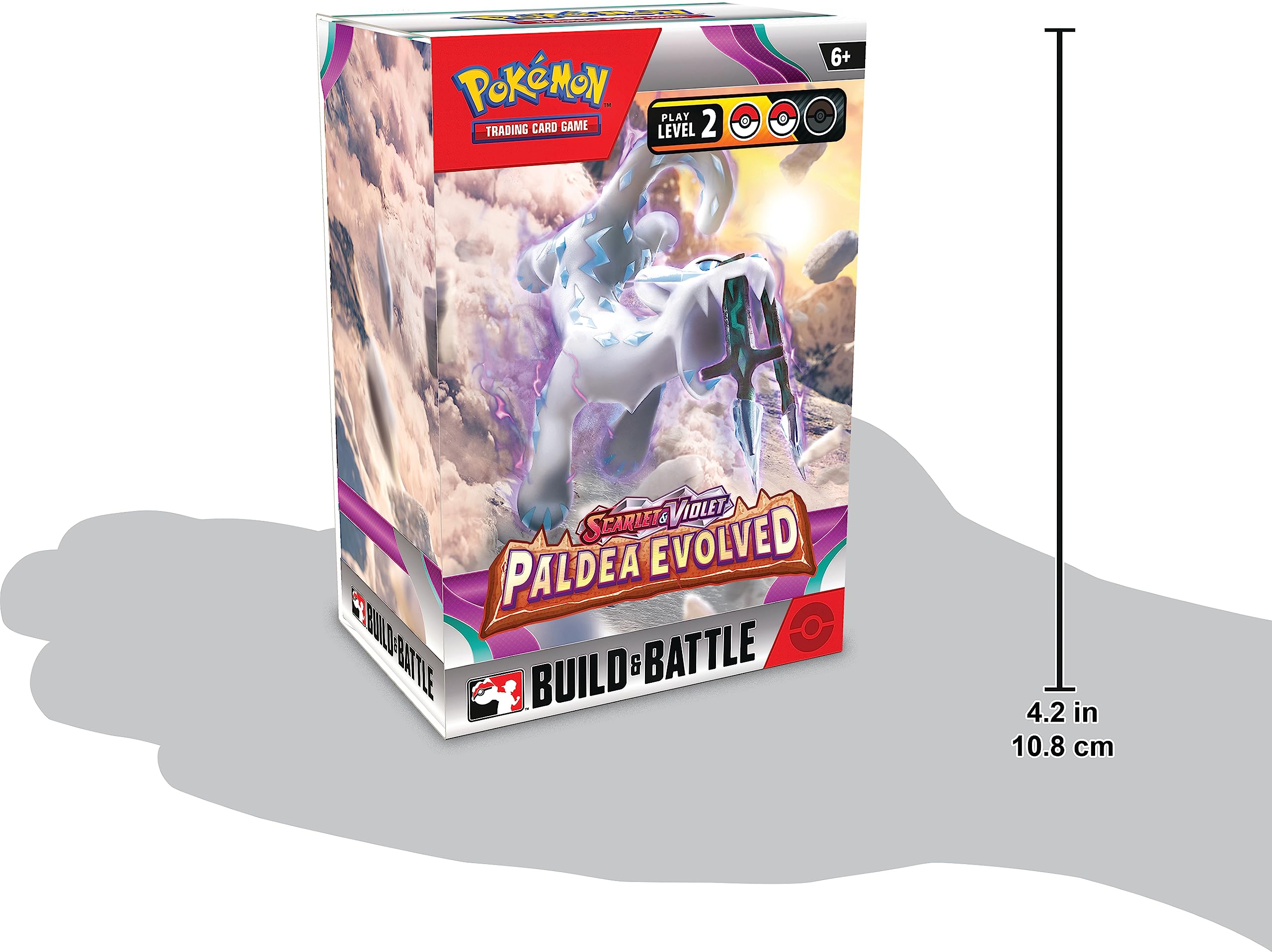 Foto 5 pulgar | Pokémon Tcg Scarlet Y Violet Paldea Evolucionaron: Construcción Y Batalla - Venta Internacional.