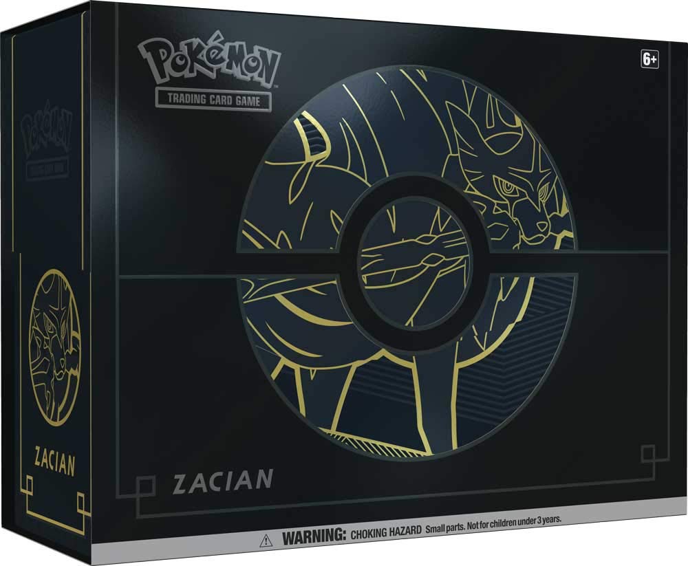 Foto 2 pulgar | Caja De Entrenamiento Pokémon Tcg Sword & Shield Elite Con Zacian/zamazenta - Venta Internacional.