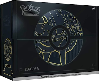 Foto 1 | Caja De Entrenamiento Pokémon Tcg Sword & Shield Elite Con Zacian/zamazenta - Venta Internacional.