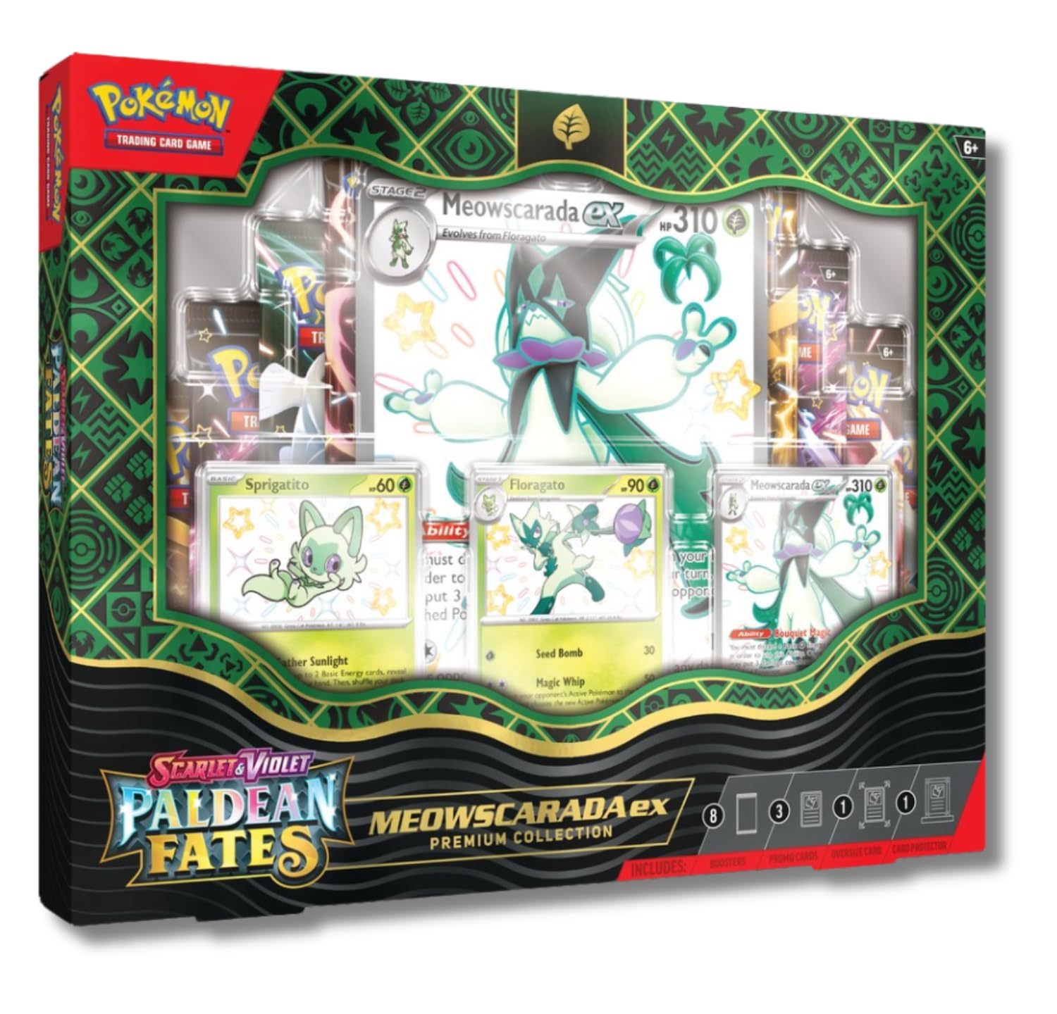 Foto 2 pulgar | Juego De Cartas Coleccionables Pokemon Scarlet & Violet Paldean Fates - Venta Internacional.