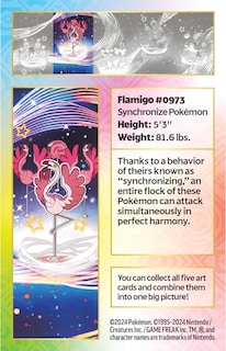 Foto 2 | Juego De Cartas Coleccionables Pokémon Scarlet & Violet Mini Tin Flamigo - Venta Internacional.
