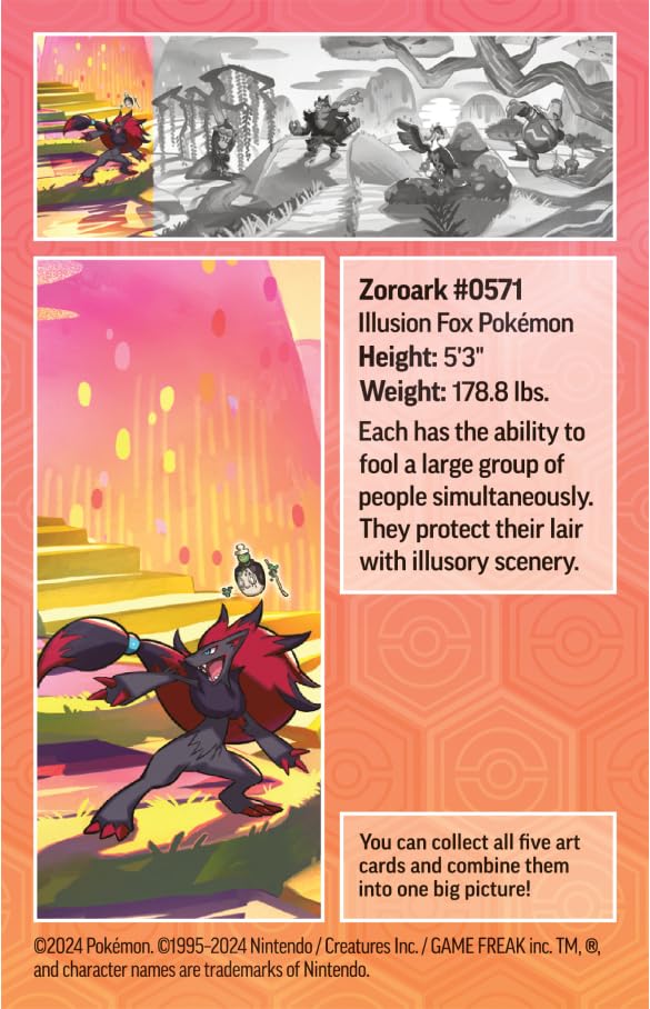 Foto 3 pulgar | Minilata De Pokémon Tcg Scarlet & Violet Zoroark Con 2 Potenciadores - Venta Internacional.
