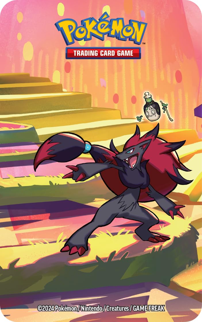 Foto 4 | Minilata De Pokémon Tcg Scarlet & Violet Zoroark Con 2 Potenciadores - Venta Internacional.