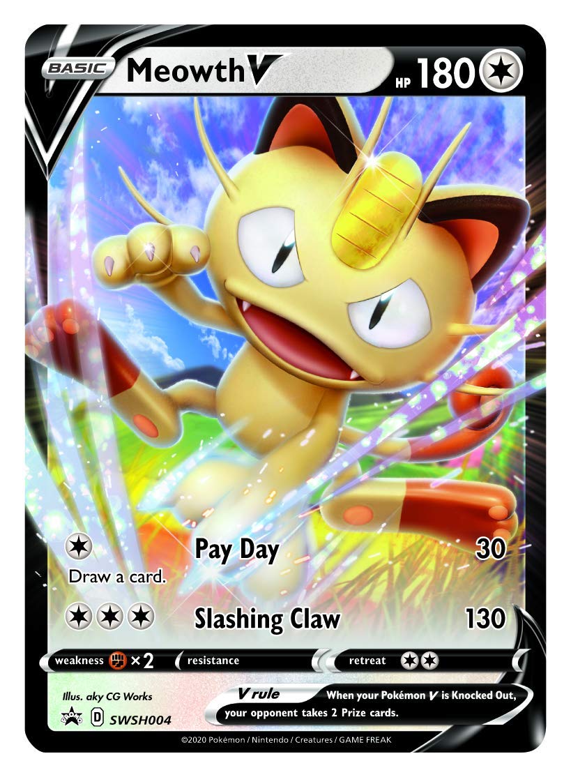 Foto 3 pulgar | Juego De Cartas Coleccionables Pokemon De Juguete Meowth Vmax Box Pok80412 - Venta Internacional.