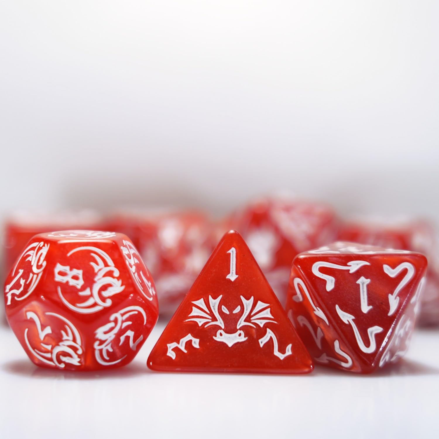 Foto 5 pulgar | Set De Dados Dungeon And Dragons D&d Mtg 7-die Rpg Polyhedral - Venta Internacional.