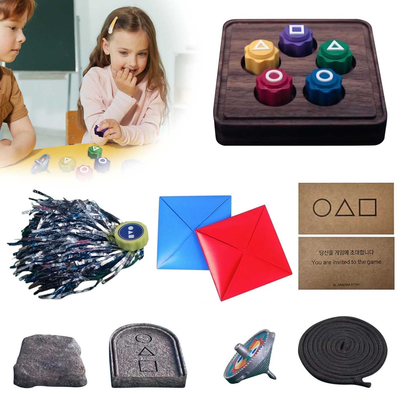 Foto 2 pulgar | Juego Tradicional Gonggi Jack Stone Pebbles Set 2025 Coreano - Venta Internacional.