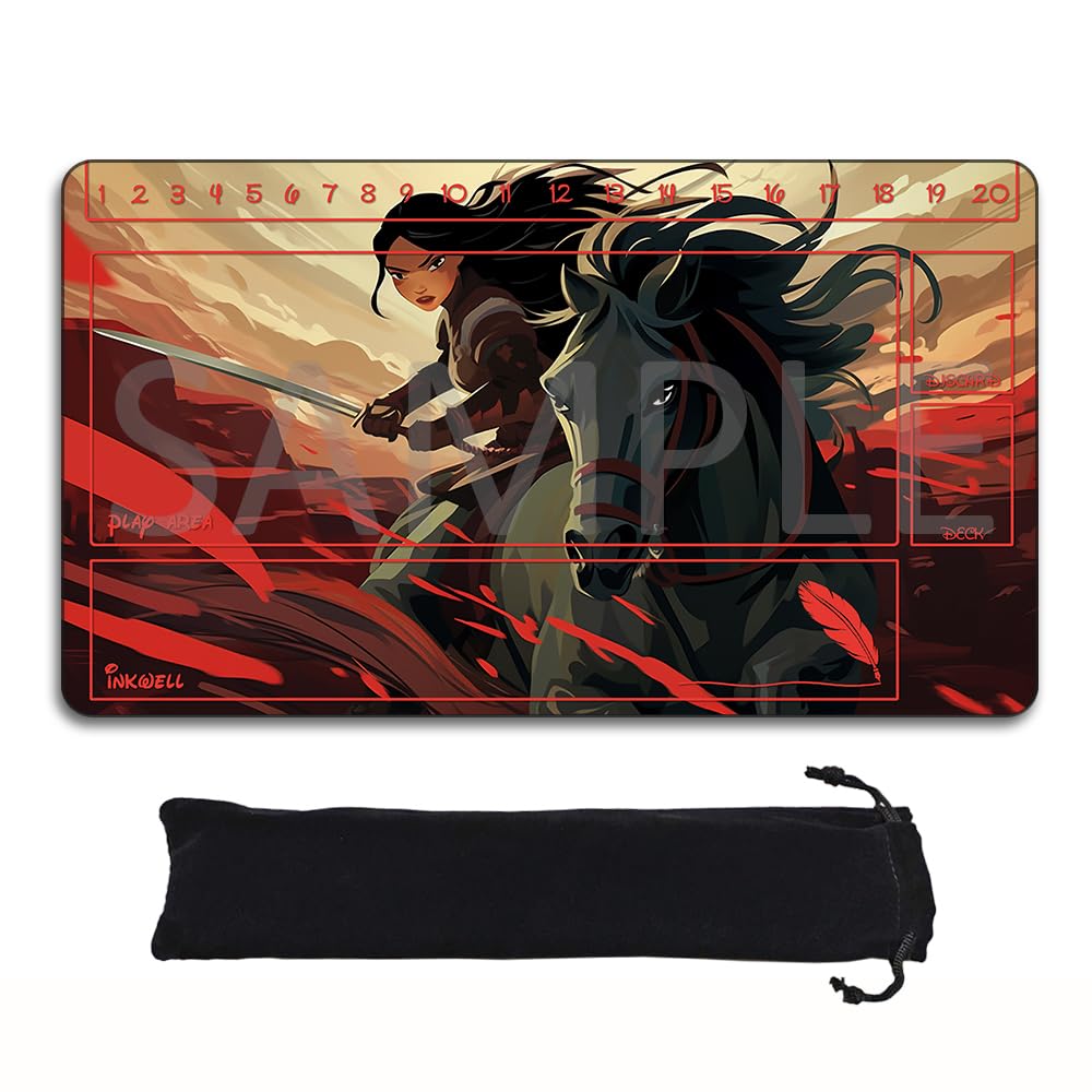 Foto 2 pulgar | Alfombrilla Para Juegos Lorcana Playmats Compatible Con Tcg Con Zonas De 60 X 35 Cm - Venta Internacional.