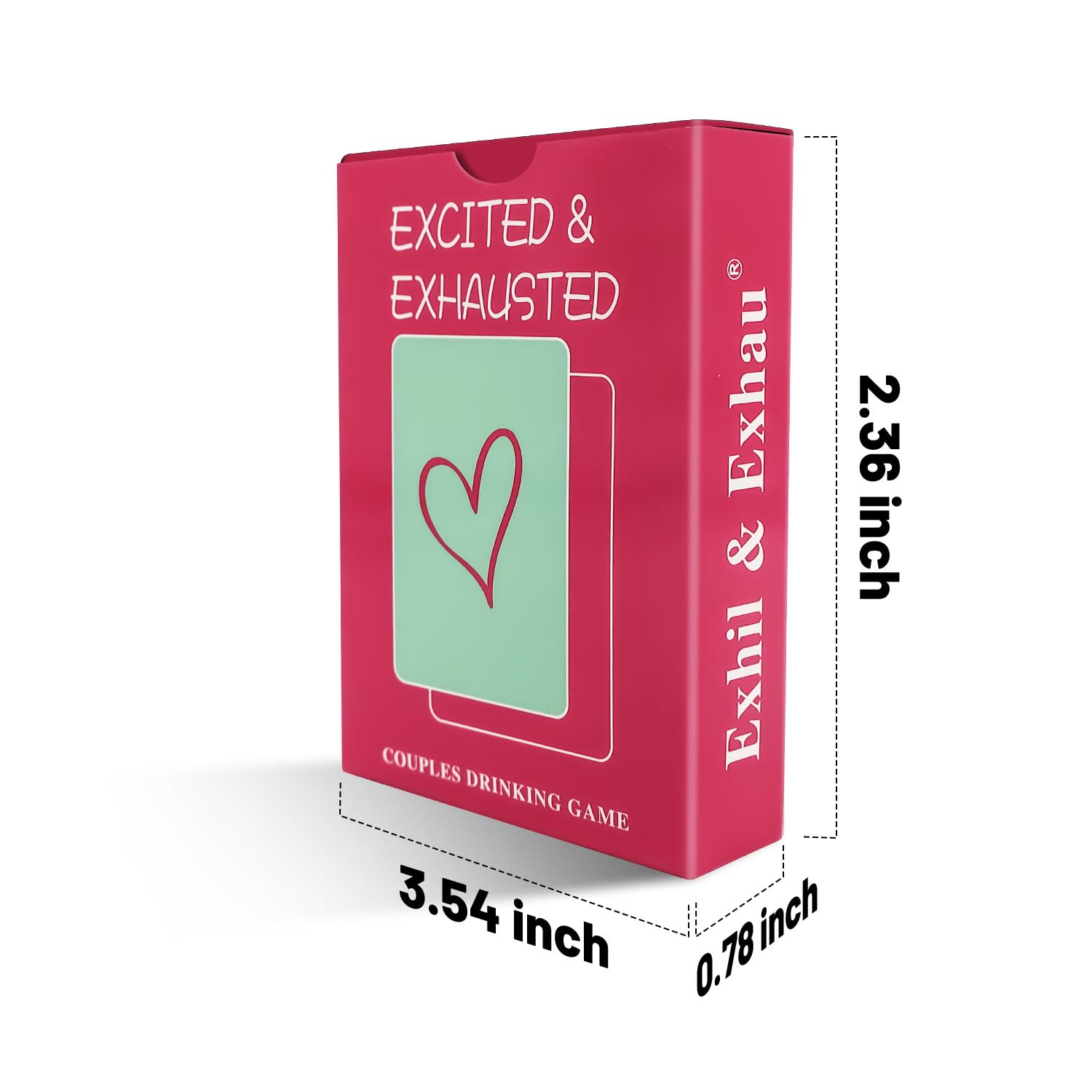 Foto 3 pulgar | Juego De Cartas Emocionado O Agotado Para Parejas Con 50 Cartas - Venta Internacional.