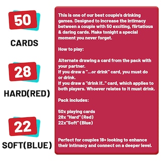 Foto 7 | Juego De Cartas Emocionado O Agotado Para Parejas Con 50 Cartas - Venta Internacional.