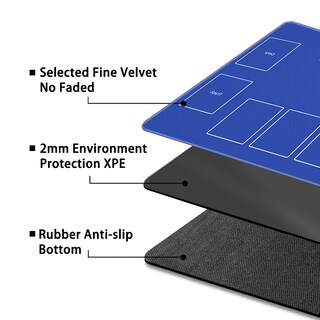 Foto 4 | Alfombrilla Tcg Para Juegos De Mesa, 60 X 35 Cm, Con Bolsa De Almacenamiento - Venta Internacional.