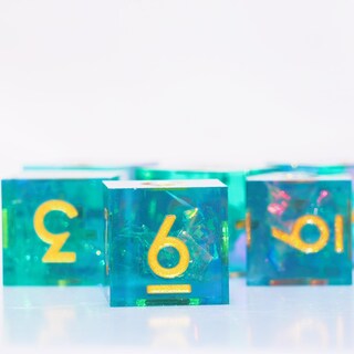 Foto 5 | Juego De Dados De Resina D6 16 Mm, 6 Unidades, Para Dnd Dungeons And Dragons - Venta Internacional.