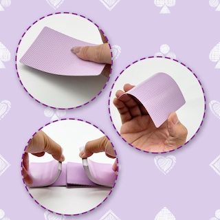 Foto 4 | Paquete De 2 Cartas Moradas Para Juegos De Póquer Con Caja - Venta Internacional.