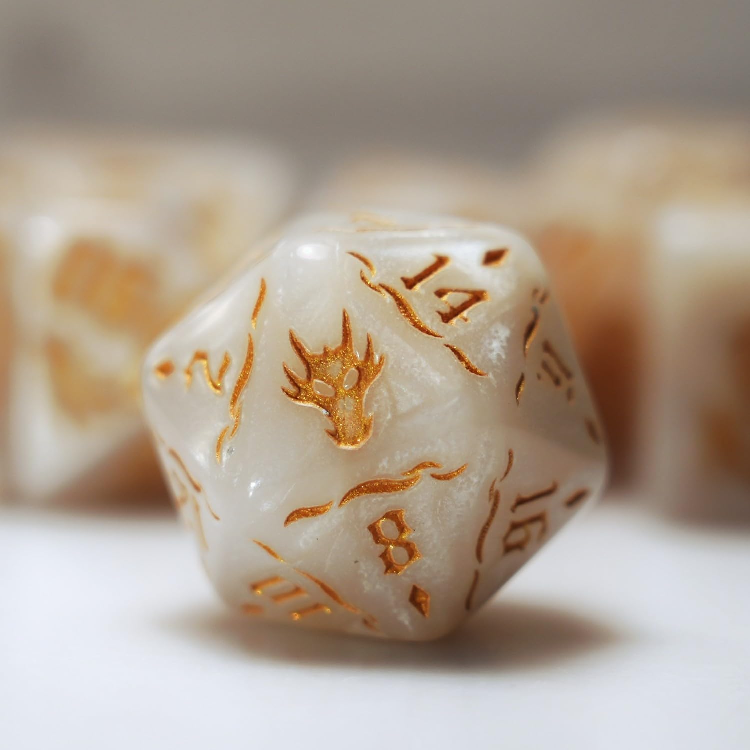Foto 3 pulgar | Set De Dados Dungeon And Dragons D&d Mtg 7-die Rpg Polyhedral - Venta Internacional.