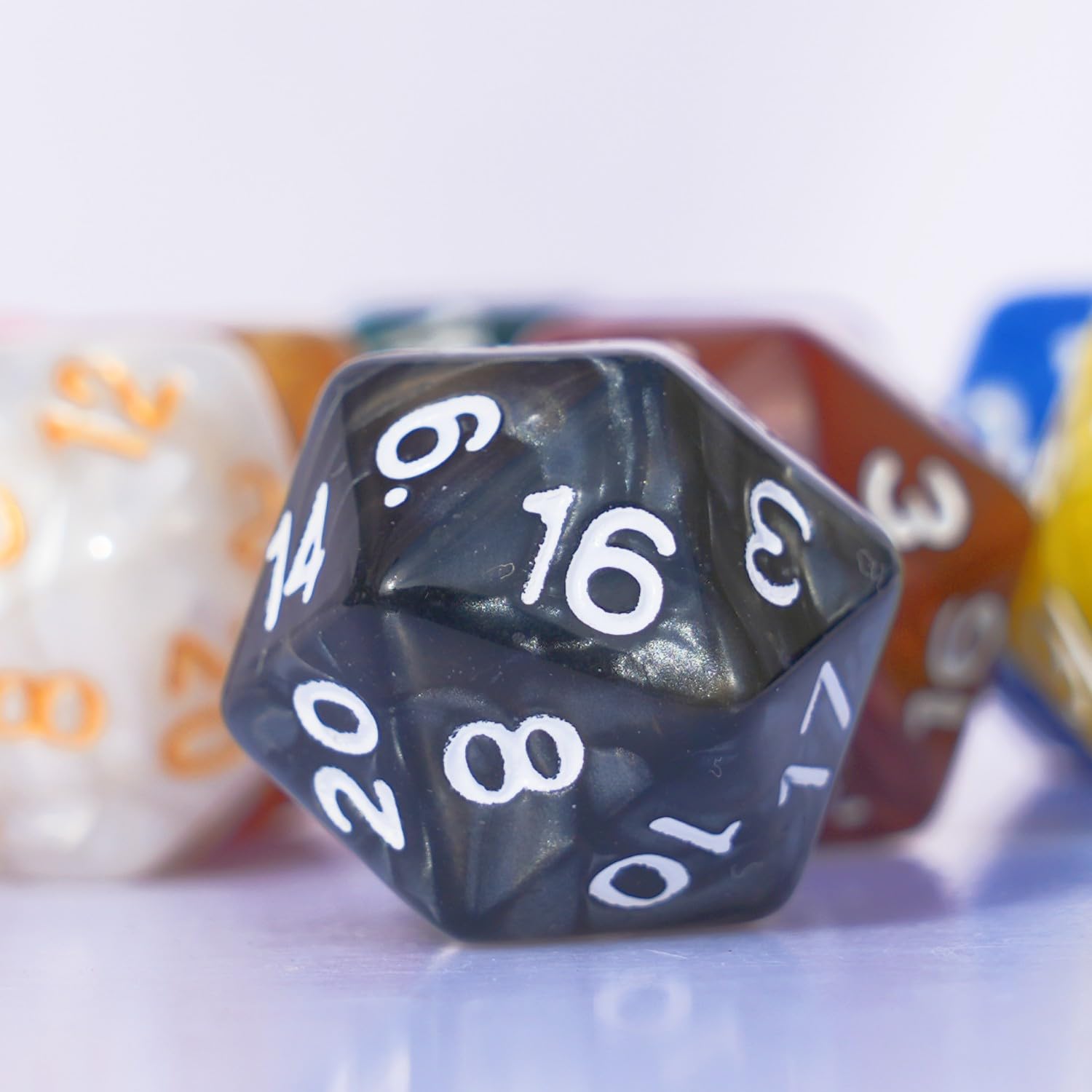 Foto 5 pulgar | Juego De Dados Poliédricos, 10 Piezas, D20, 22 Mm, Para Juegos De Mesa Dnd Rpg Mtg - Venta Internacional.