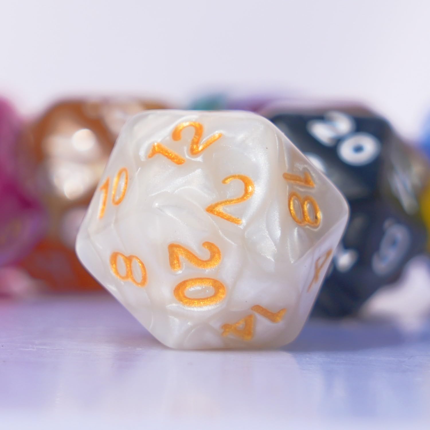 Foto 6 pulgar | Juego De Dados Poliédricos, 10 Piezas, D20, 22 Mm, Para Juegos De Mesa Dnd Rpg Mtg - Venta Internacional.