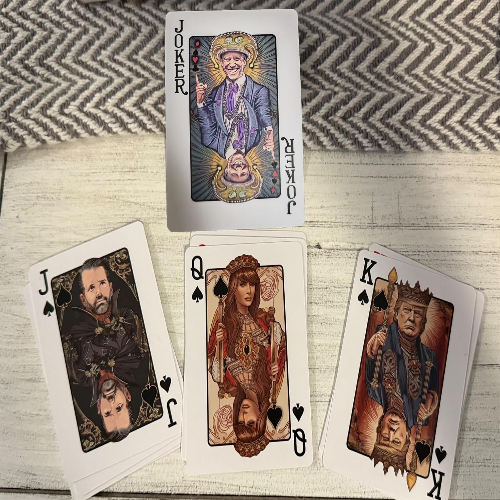 Foto 7 pulgar | Baraja De Cartas Trump Poker 2 Barajas +54 Cartas - Venta Internacional.
