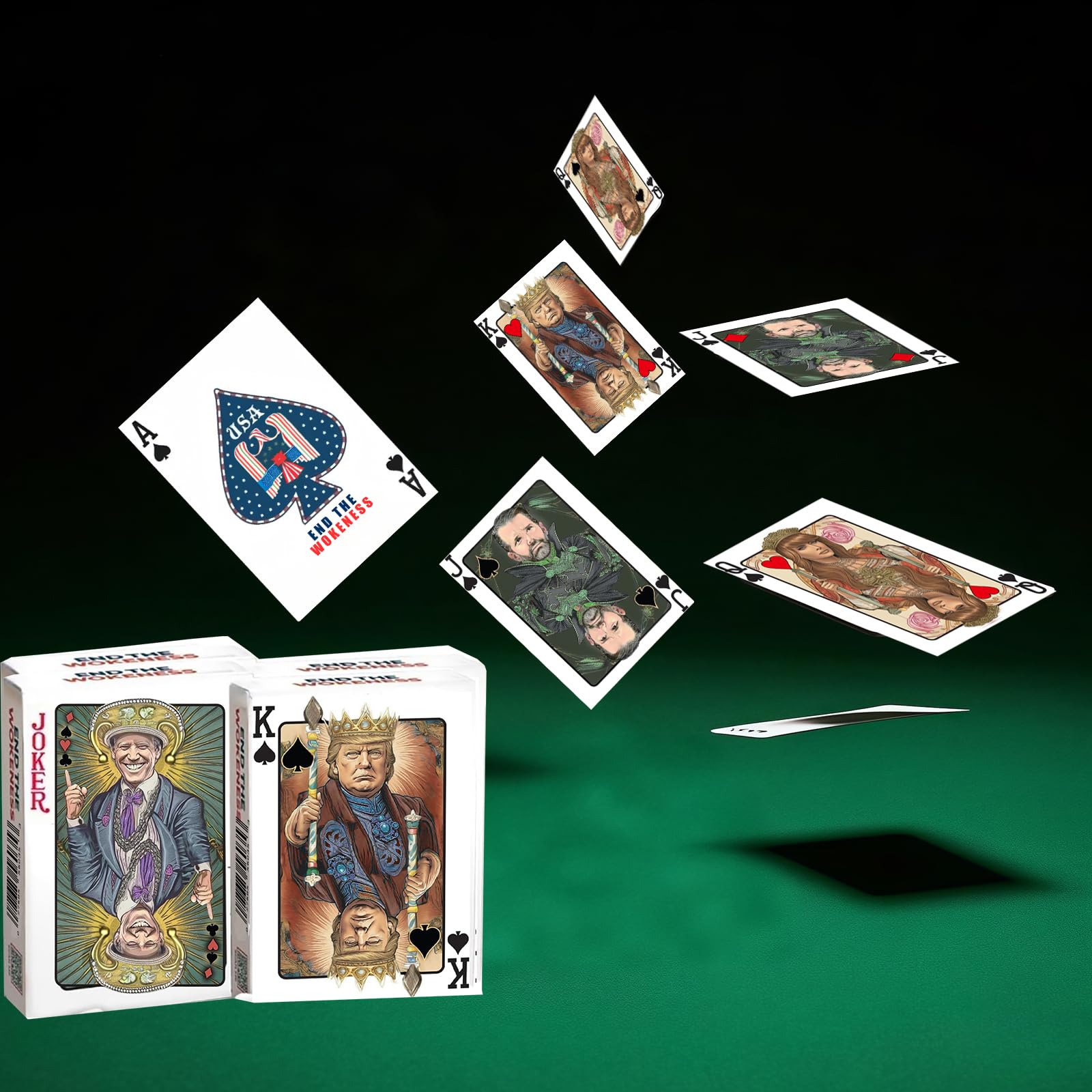 Foto 8 pulgar | Baraja De Cartas Trump Poker 2 Barajas +54 Cartas - Venta Internacional.