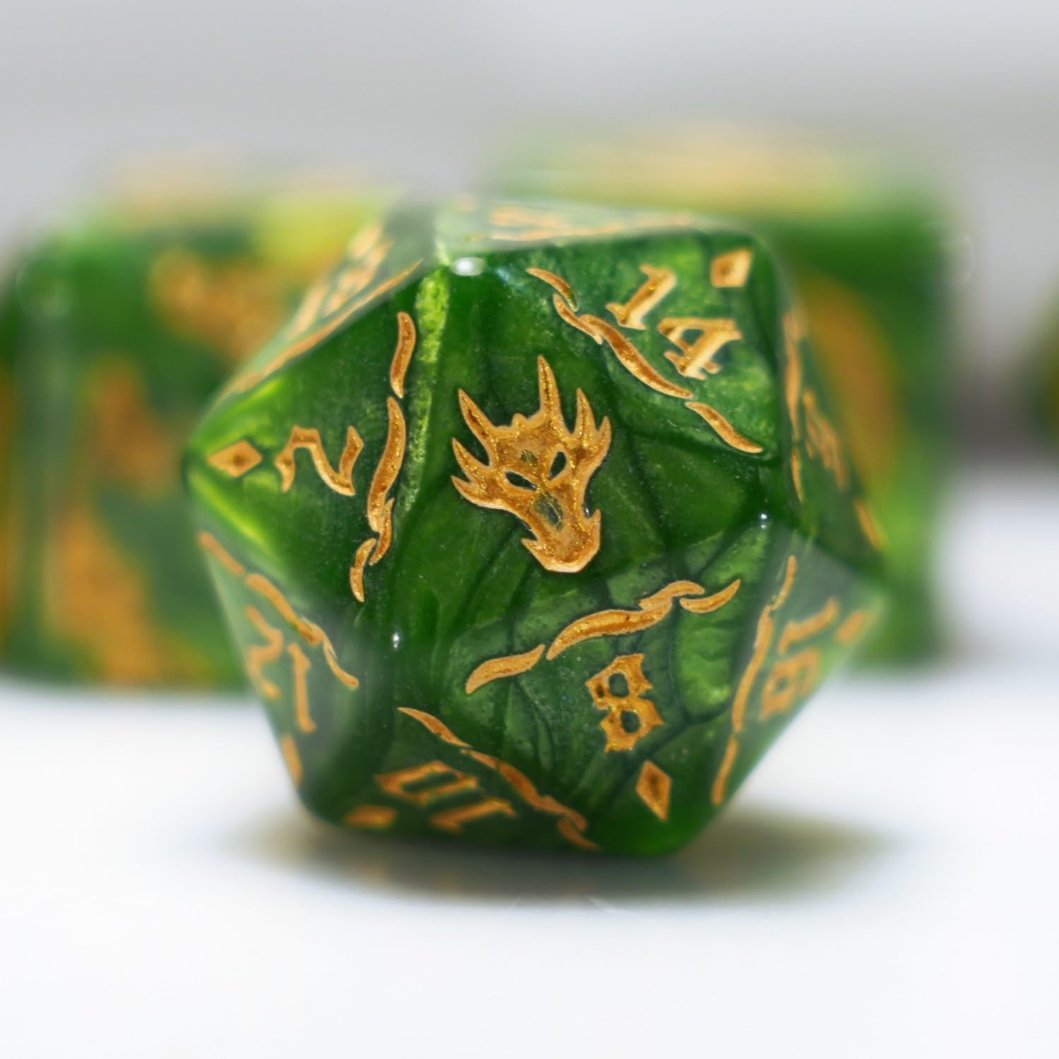 Foto 3 pulgar | Set De Dados Dungeon And Dragons D&d Mtg 7-die Rpg Polyhedral - Venta Internacional.