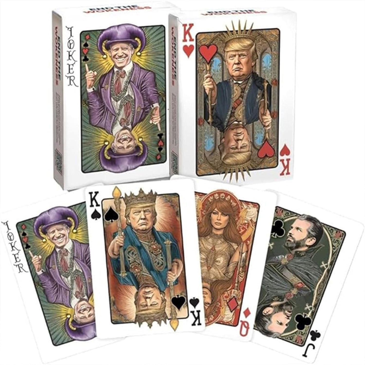 Foto 2 pulgar | Juego De Cartas Trump Premium Family Poker Con 54 Cartas De Joker - Venta Internacional.