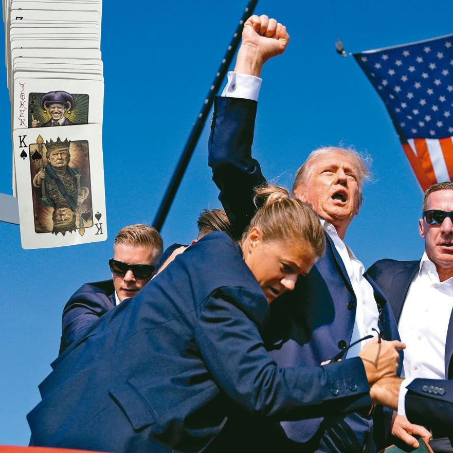 Foto 4 pulgar | Juego De Cartas Trump Premium Family Poker Con 54 Cartas De Joker - Venta Internacional.