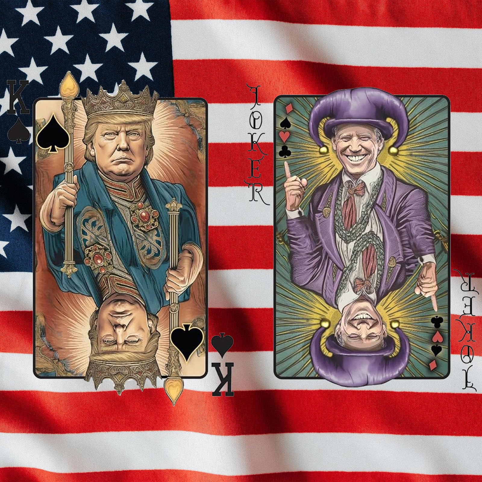 Foto 5 pulgar | Juego De Cartas Trump Premium Family Poker Con 54 Cartas De Joker - Venta Internacional.