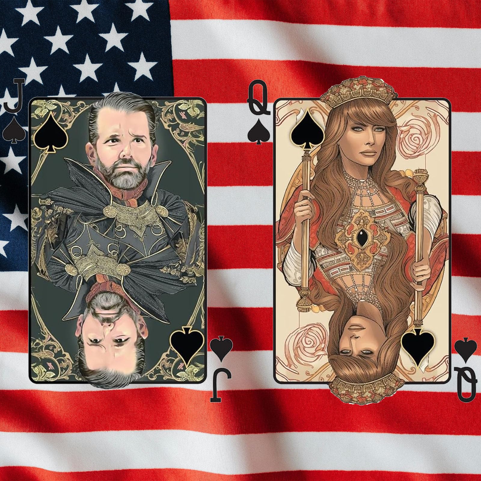 Foto 6 pulgar | Juego De Cartas Trump Premium Family Poker Con 54 Cartas De Joker - Venta Internacional.