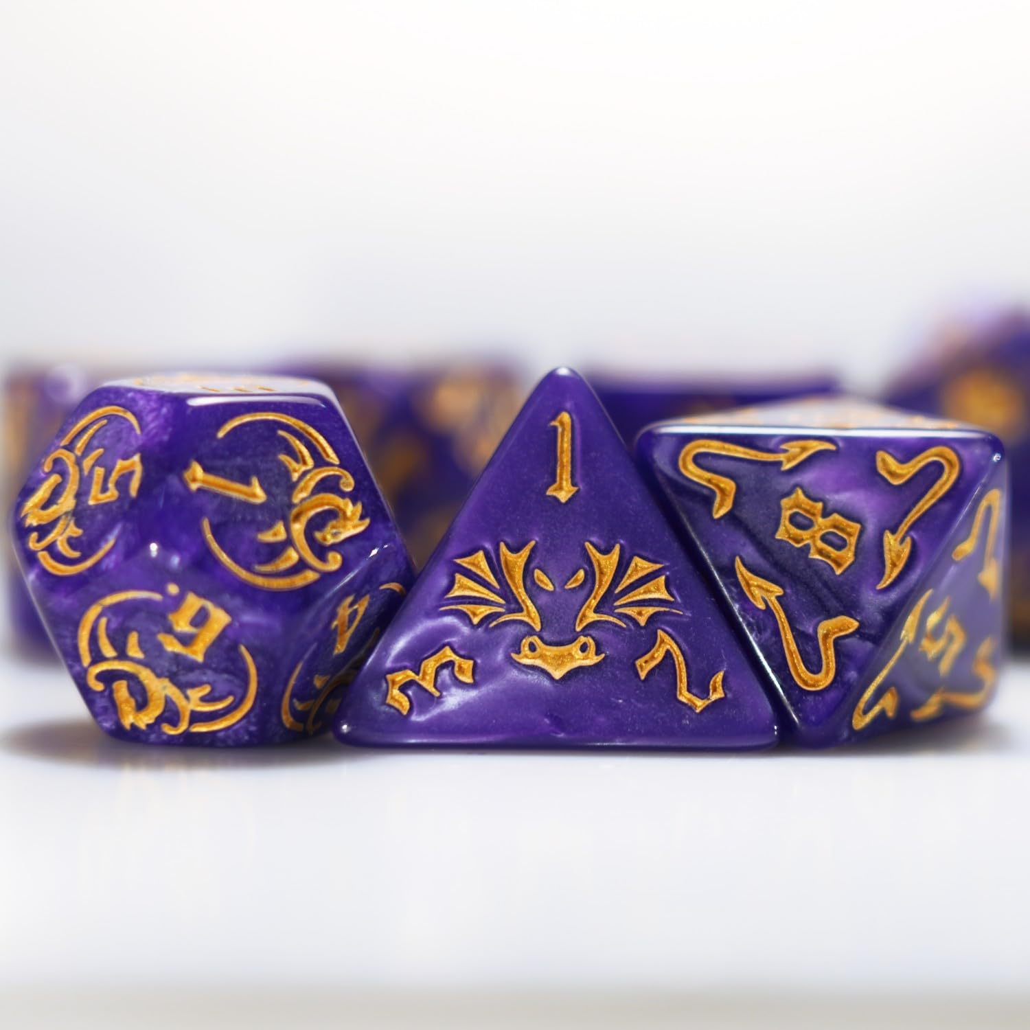 Foto 5 pulgar | Set De Dados Dungeon And Dragons D&d Mtg 7-die Rpg Polyhedral - Venta Internacional.