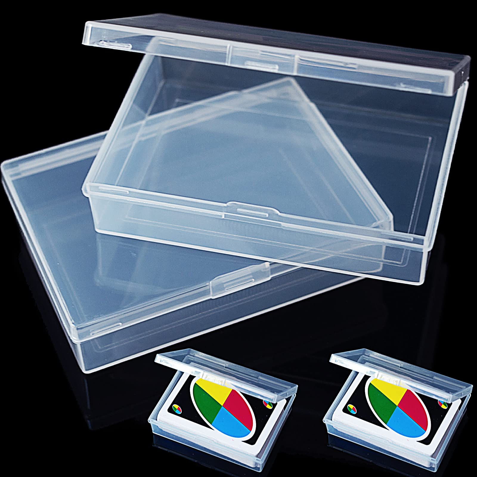 Foto 2 pulgar | Estuche Para Cartas Con Forma De Baraja, Cajas De Plástico, Tarjetero Para Juegos, X2 - Venta Internacional.