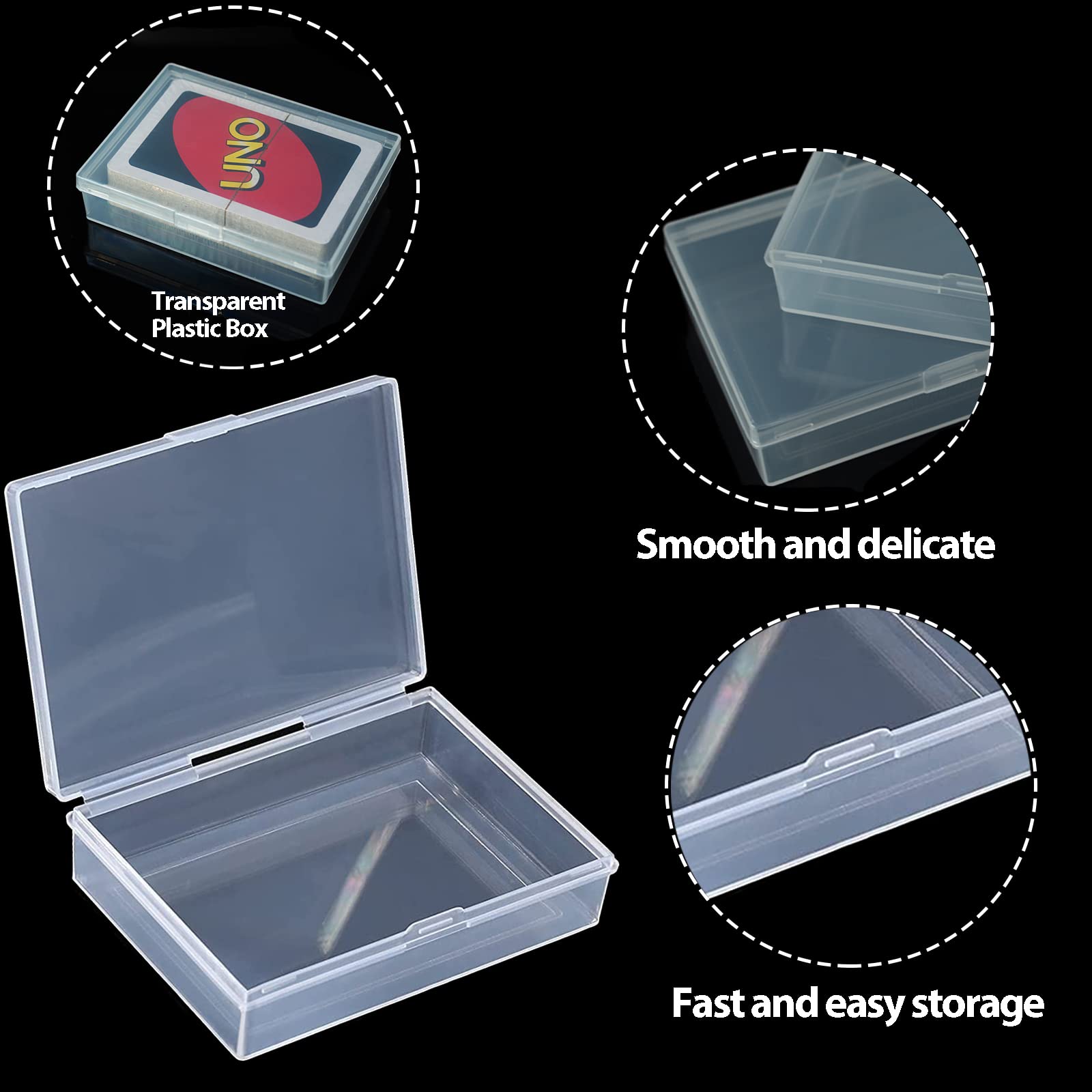 Foto 7 pulgar | Estuche Para Cartas Con Forma De Baraja, Cajas De Plástico, Tarjetero Para Juegos, X2 - Venta Internacional.