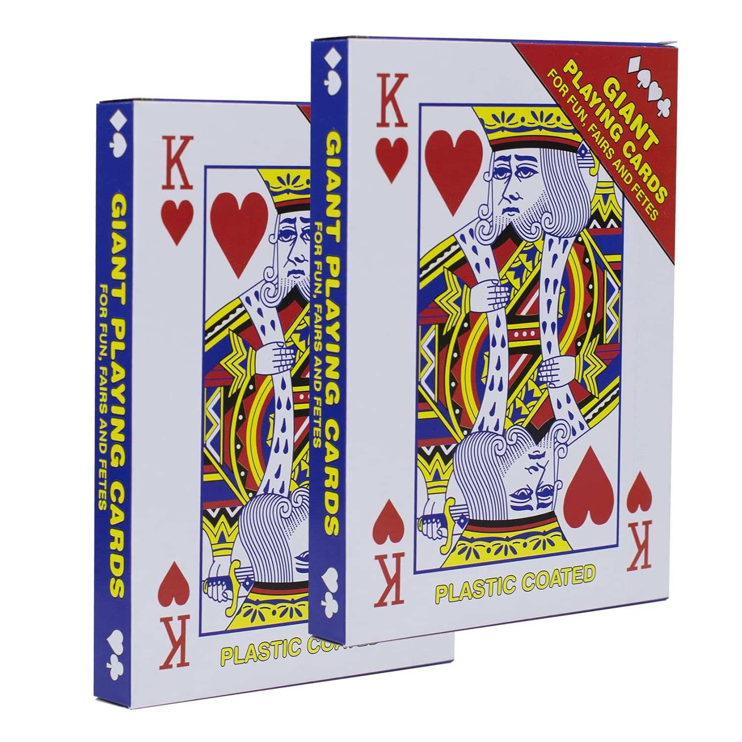 Foto 2 pulgar | Baraja De Cartas Jumbo Giant De 5 X 7 Pulgadas (paquete De 2) Para Todas Las Edades - Venta Internacional.