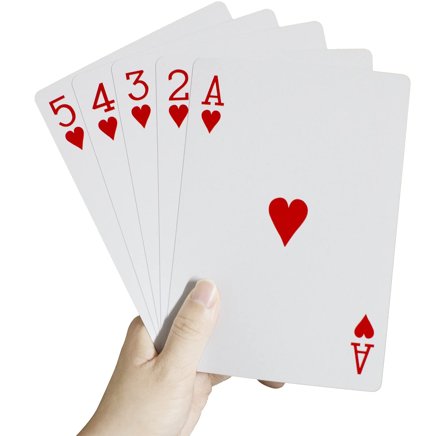 Foto 3 pulgar | Baraja De Cartas Jumbo Giant De 5 X 7 Pulgadas (paquete De 2) Para Todas Las Edades - Venta Internacional.