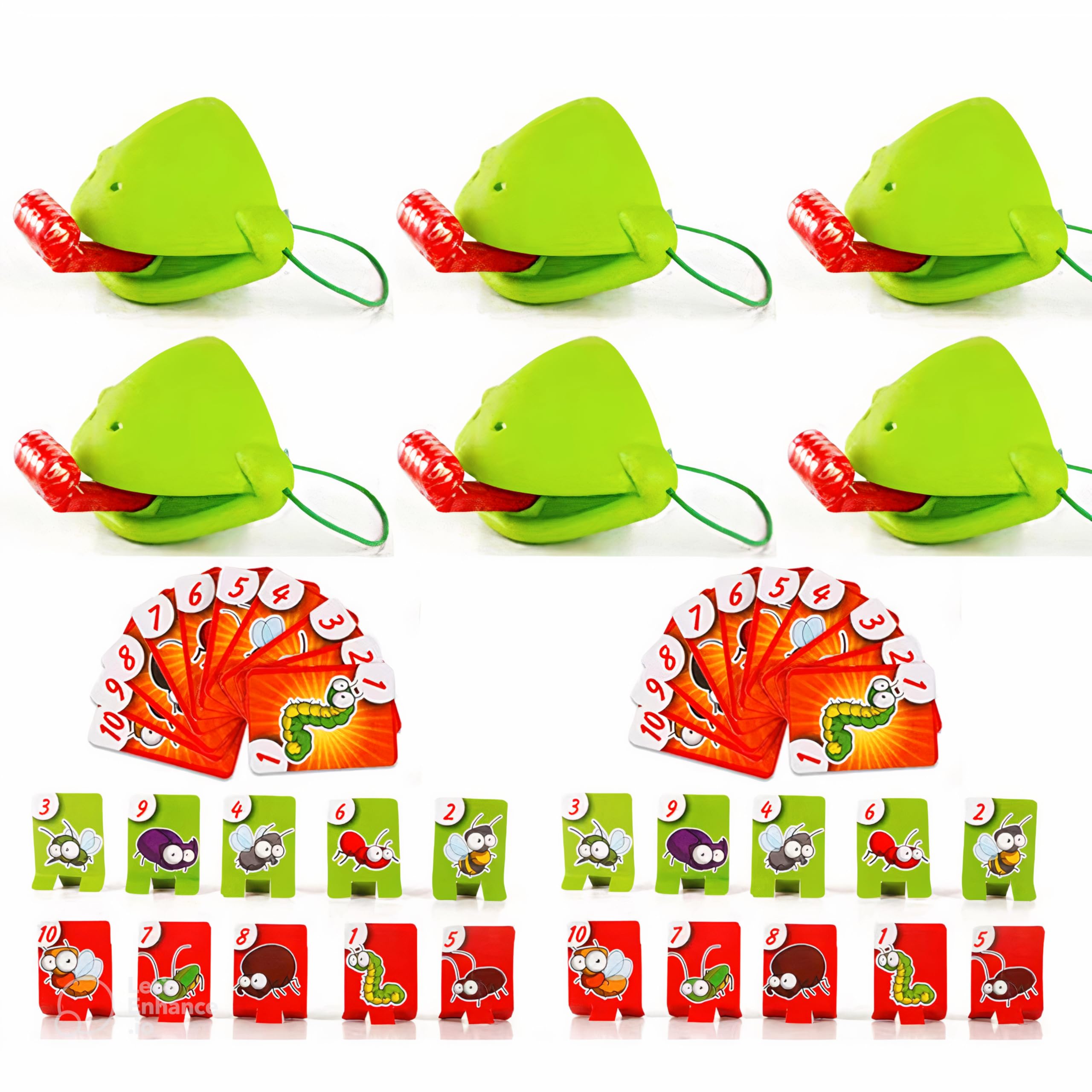 Foto 2 pulgar | Set Frog Tongue Game De Máscaras De Rana Con Blow Tongue, Paquete De 6 Máscaras - Venta Internacional.