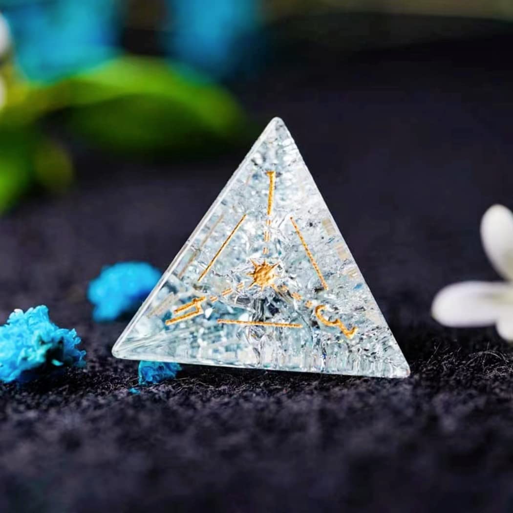 Foto 8 pulgar | Set De Dados Dnd Dungeons And Dragon Natural Crystal Rpg - Venta Internacional.