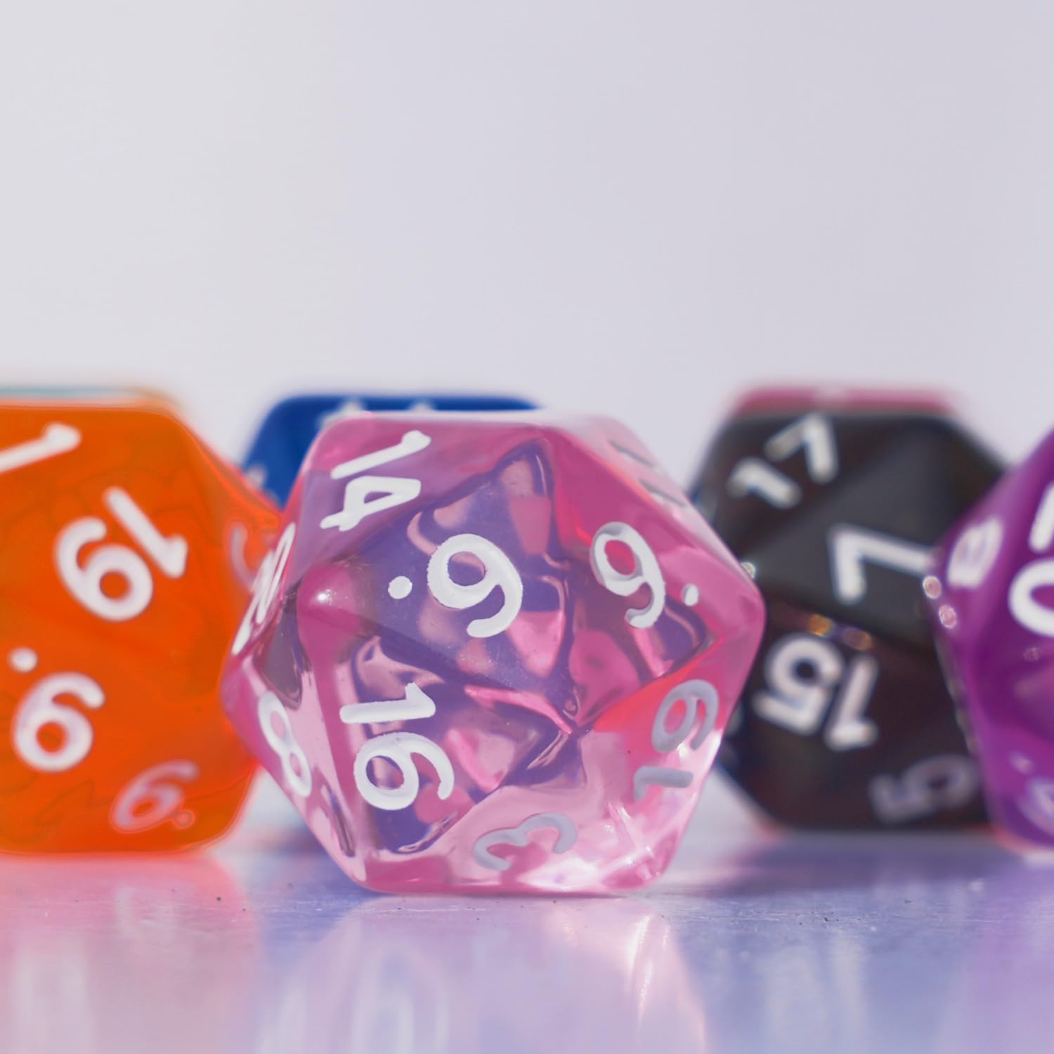 Foto 6 pulgar | Juego De Dados Poliédricos, 10 Piezas, D20, 22 Mm, Para Juegos De Mesa Dnd Rpg Mtg - Venta Internacional.