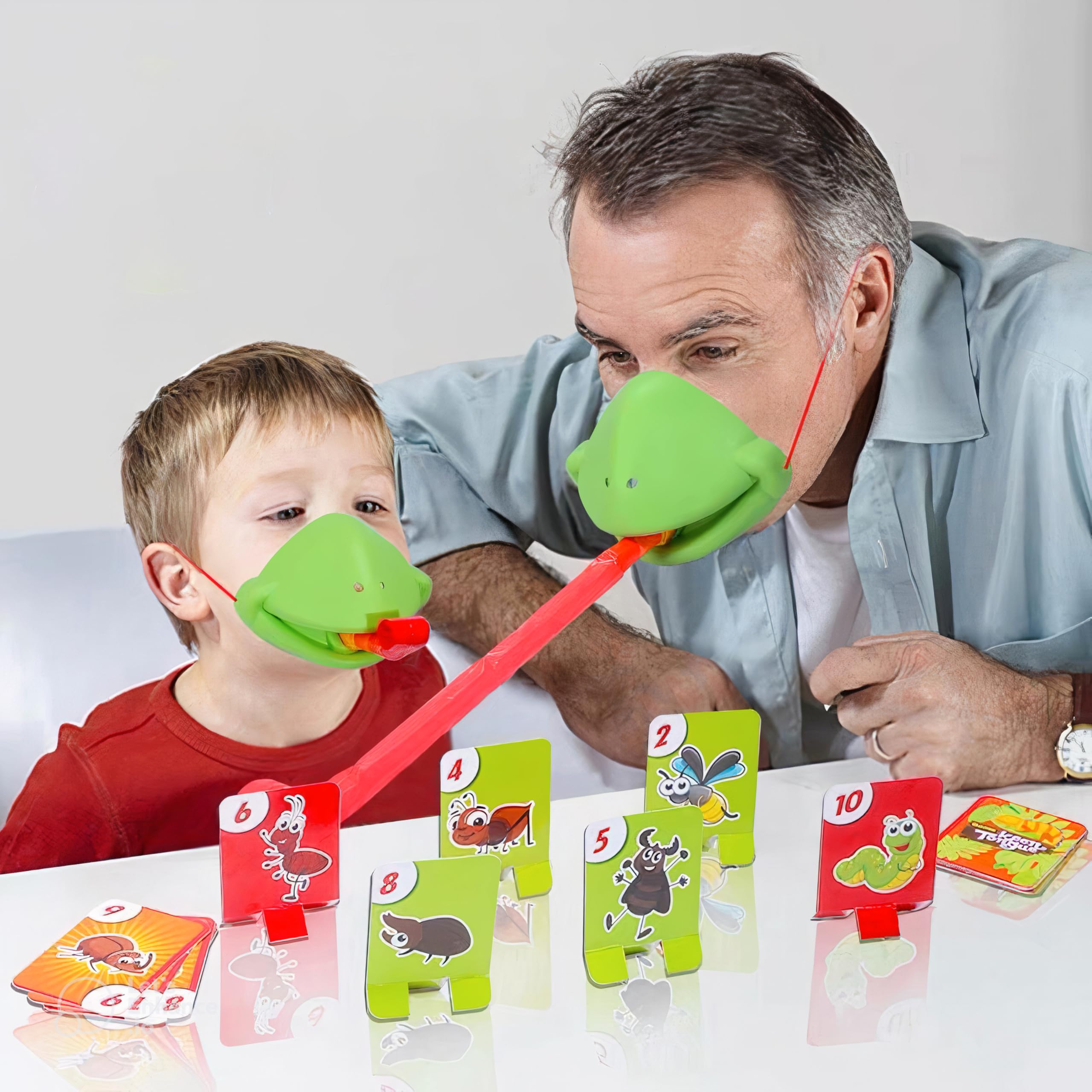 Foto 4 pulgar | Set Frog Tongue Game De Máscaras De Rana Con Blow Tongue, Paquete De 4 Máscaras - Venta Internacional.