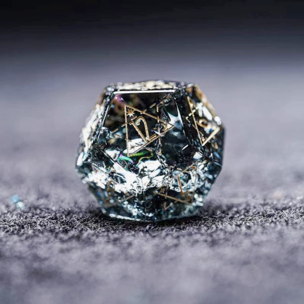 Foto 7 | Set De Dados Dnd Dungeons And Dragon Natural Crystal Rpg - Venta Internacional.