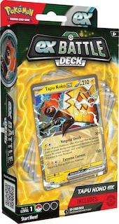 Foto 4 | Juego De Cartas Coleccionables Pokemon Ex Battle Deck Tapu Koko Ex - Venta Internacional.